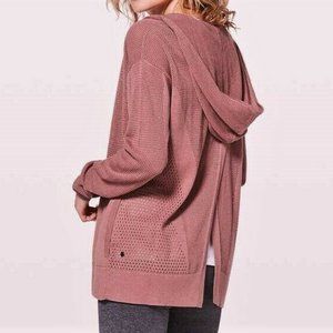 Pink Lululemon Open Back Cardigan